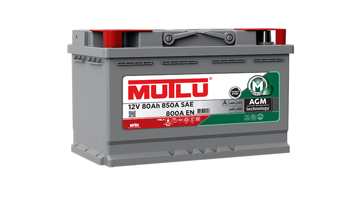 MUTLU 80 AH AGM.L4.80.080.A 12V