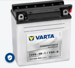 VARTA MOTO 9 AH YB9 B