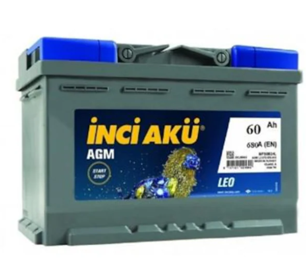 İNCİ AKÜ AGM 60 Ah R  1013897