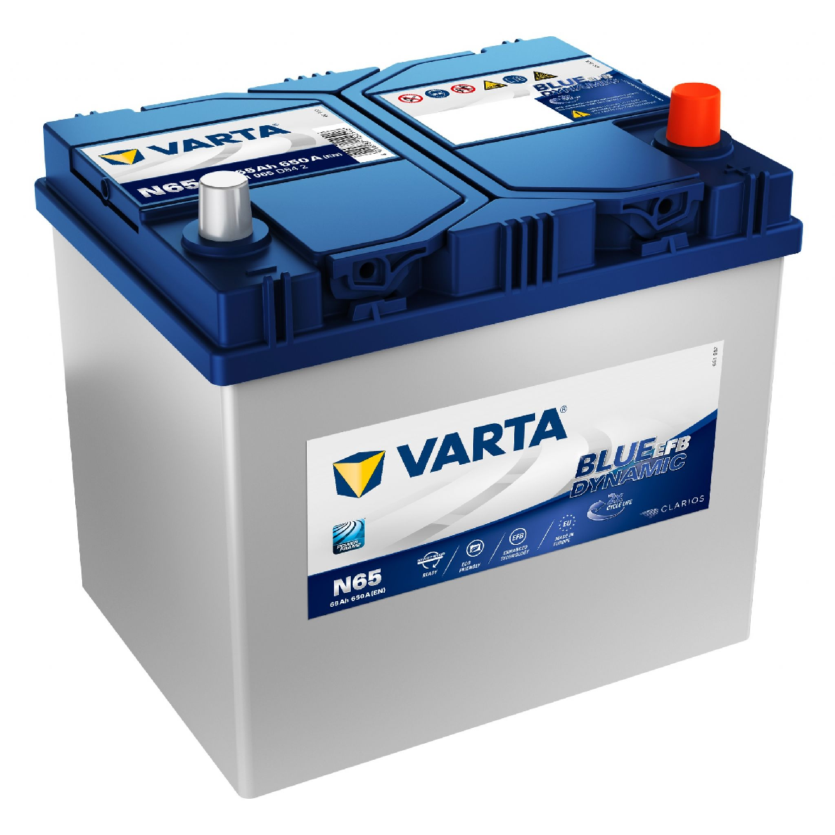 VARTA EFB  Start Stop 65 AH N65 R