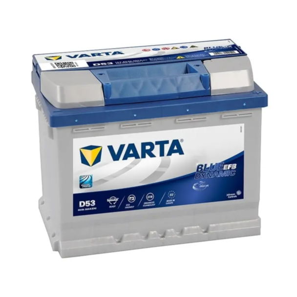 VARTA EFB  Start Stop 60 AH D53 R