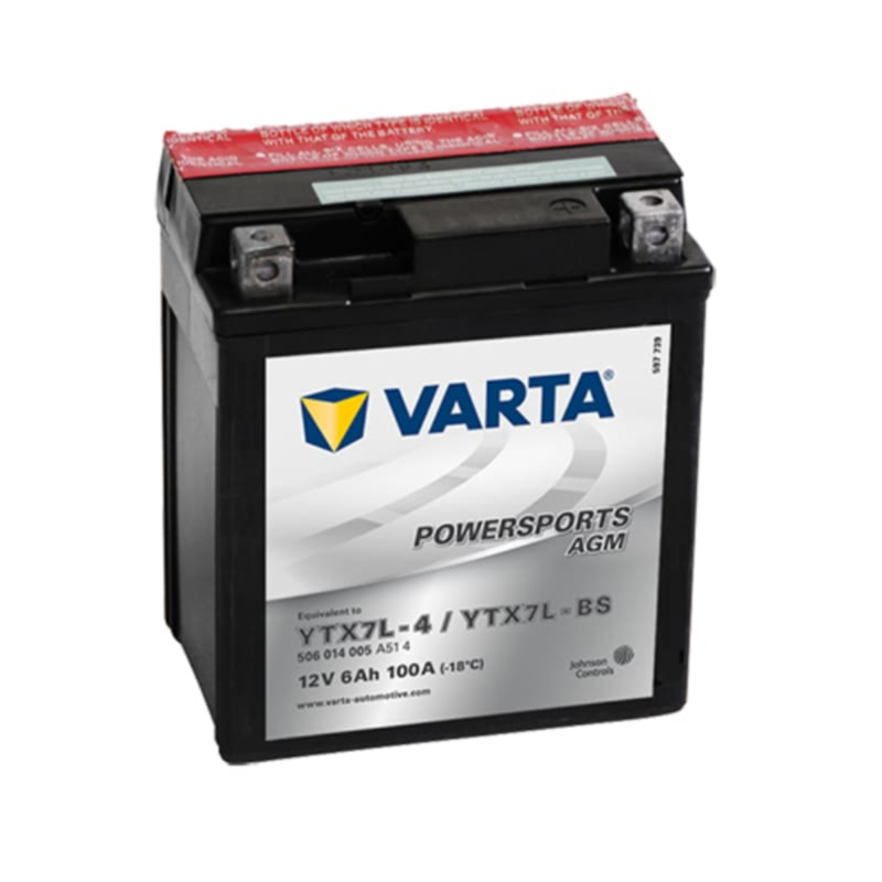 VARTA MOTO AGM 6 AH YTX 7L BS