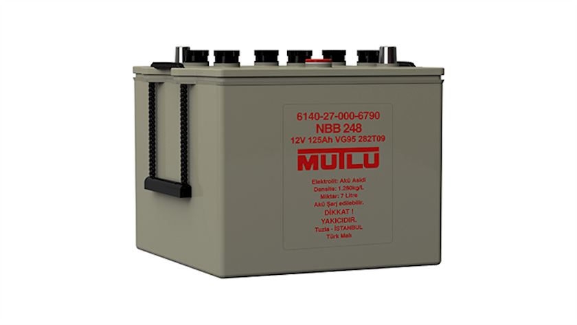MUTLU 125 AH D7.125.090.C 12 V