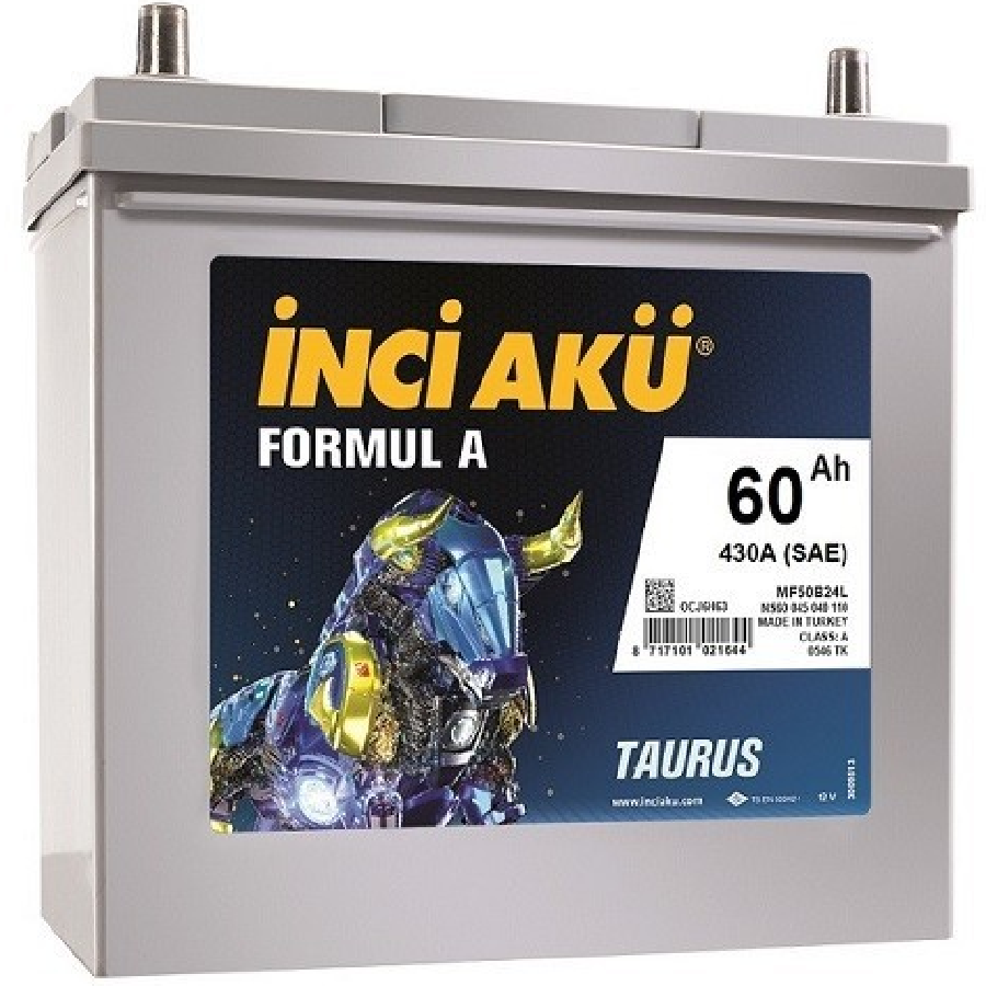 İNCİ AKÜ 60 Ah FormulA R  1006076