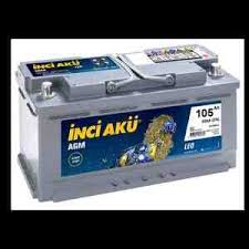 İNCİ AKÜ 105 Ah Asia Kapalı Sistem R  1009403