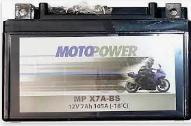 MOTOPOWER 7 AH MP X7L  BS