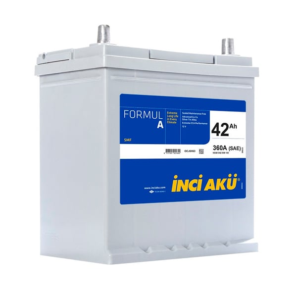 İNCİ AKÜ 42 Ah Asia FormulA R  1008393