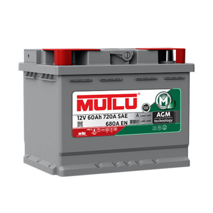 MUTLU 60 AH AGM.L2.60.068.A 12V
