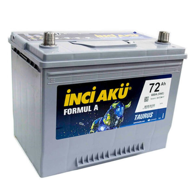 İNCİ AKÜ 72 Ah Asia FormulA L  1003133