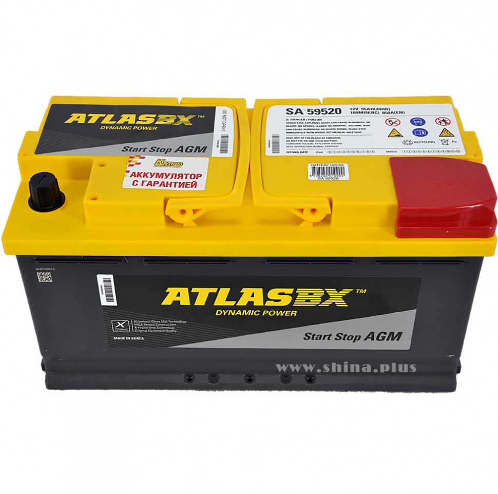 Akb   ATLAS    95 AH R  START STOP SA59520