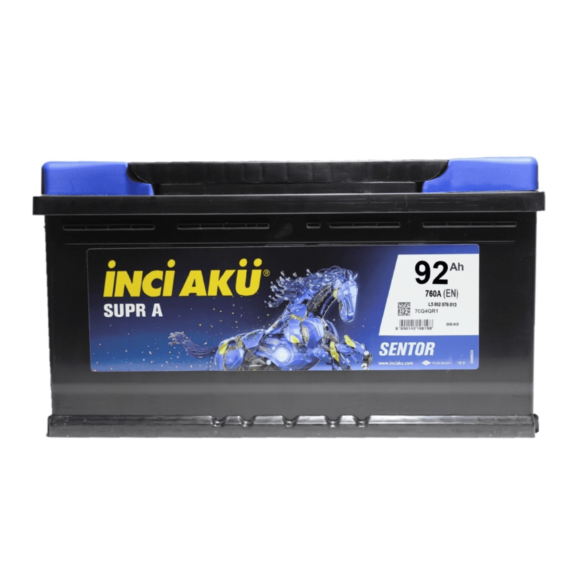İNCİ AKÜ 92 Ah SuprA R  1003096