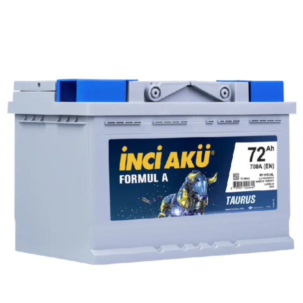 İNCİ AKÜ Kapali sistem 72 Ah FormulA L  1010487