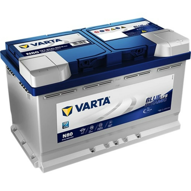 VARTA EFB  Start Stop 80 AH N80 R