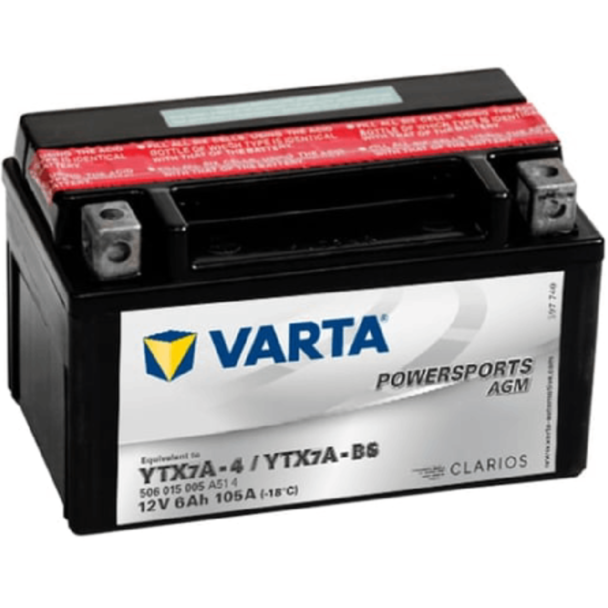 VARTA MOTO AGM 6 AH 12V YTX7A  FA