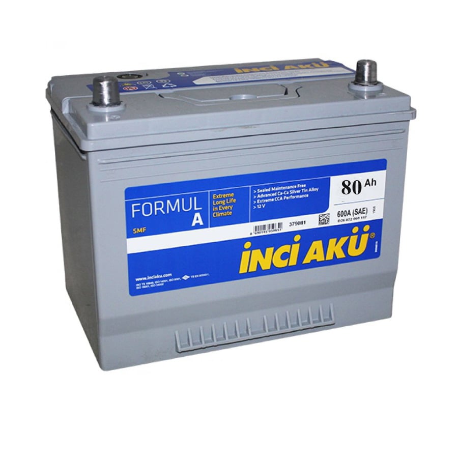İNCİ AKÜ 80 Ah FormulA MAXİMA GORİ  R  1012416