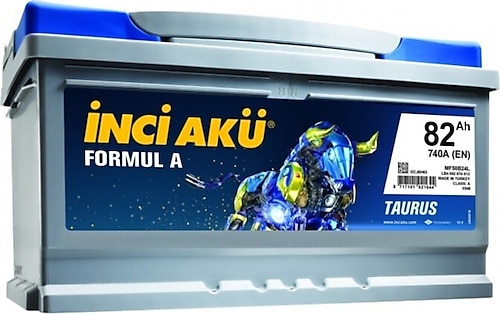 İNCİ AKÜ 82 Ah FormulA KVADRAT R  1012341