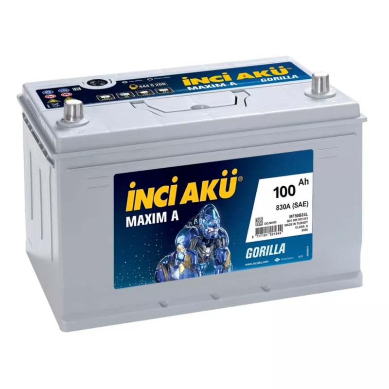 İNCİ AKÜ 100 Ah Asia  MAXİMA A R 1012246
