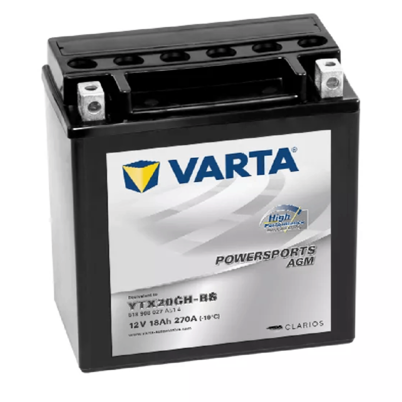 VARTA MOTO AGM 18 AH YTX 20CH BS