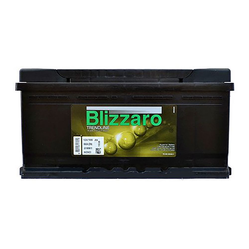 BLIZZARO 100 AH 1003750 Kapali  Sistem R  Siyah