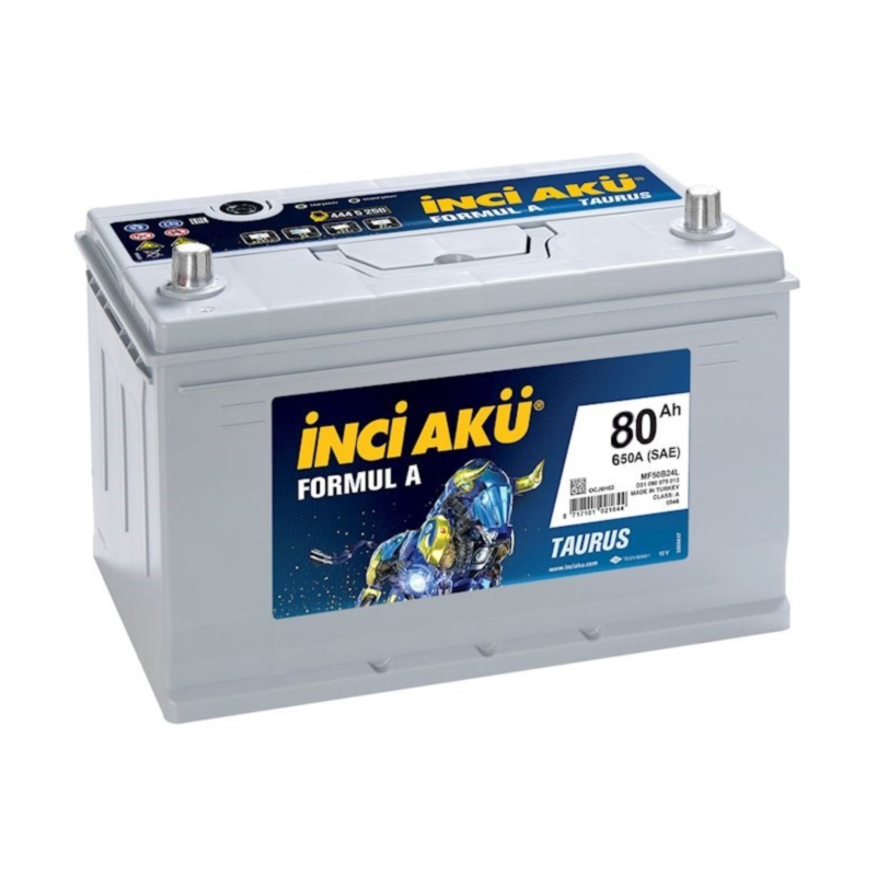 İNCİ AKÜ 80 Ah Asia FormulA  L  1009303
