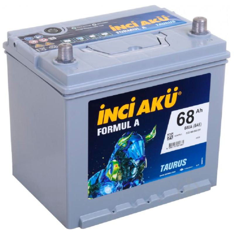 İNCİ AKÜ 68 Ah Asia FormulA R  1008397