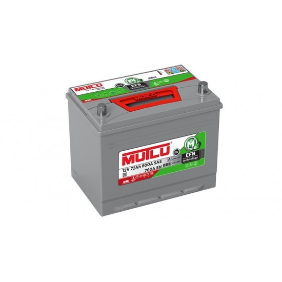 MUTLU 72 AH EFB D26.72.076.C 12V